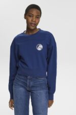 Esprit Cropped sweatshirt Women Ink Sweatshirts & Hoodies P0D0X155