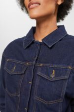 Esprit Denim blouse Women Blue Rinse Blouses P0D0X395 - Image 3