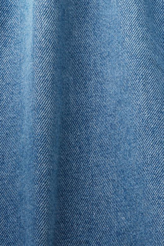 Esprit Denim dress with tie belt Women Blue Light Wash Dresses P0D0X394 - Image 4