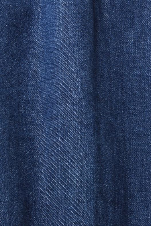 Esprit Denim jacket with tie belt Women Blue Medium Wash Jackets P0D0X215 - Image 4