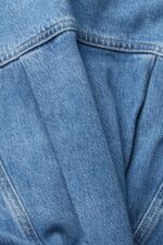 Esprit Denim jacket Women Blue Medium Wash Jackets P0D0X549 - Image 4