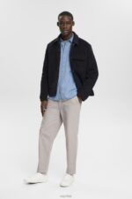 Esprit Denim shirt Men Blue Light Wash Shirts P0D0X737 - Image 2