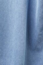 Esprit Denim shirt Men Blue Light Wash Shirts P0D0X737 - Image 4