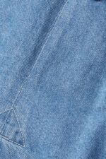 Esprit Denim trench coat Women Blue Light Wash Coats P0D0X486 - Image 4