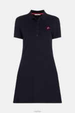 Esprit Dolphin Tennis Club Classic Polo Dress Women Black Dresses P0D0X504 - Image 4