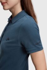 Esprit Dolphin Tennis Club Classic Polo Dress Women Navy Dresses P0D0X506 - Image 3