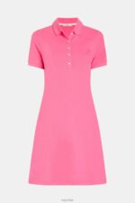 Esprit Dolphin Tennis Club Classic Polo Dress Women Pink Dresses P0D0X508 - Image 4