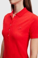 Esprit Dolphin Tennis Club Classic Polo Dress Women Red Dresses P0D0X507 - Image 2