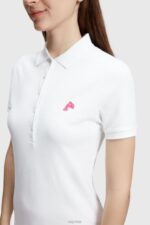 Esprit Dolphin Tennis Club Classic Polo Dress Women White Dresses P0D0X505 - Image 2