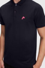 Esprit Dolphin Tennis Club Classic Polo Men Black Polos P0D0X891 - Image 2