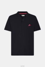 Esprit Dolphin Tennis Club Classic Polo Men Black Polos P0D0X891 - Image 4