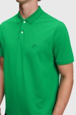 Esprit Dolphin Tennis Club Classic Polo Men Green Polos P0D0X894 - Image 2