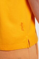 Esprit Dolphin Tennis Club Classic Polo Men Orange Polos P0D0X892 - Image 3