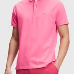 Esprit Dolphin Tennis Club Classic Polo Men Pink Polos P0D0X897