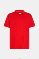 Esprit Dolphin Tennis Club Classic Polo Men Red Polos P0D0X896 - Image 4