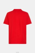 Esprit Dolphin Tennis Club Classic Polo Men Red Polos P0D0X896 - Image 5