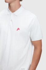 Esprit Dolphin Tennis Club Classic Polo Men White Polos P0D0X893 - Image 2