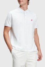 Esprit Dolphin Tennis Club Classic Polo Men White Polos P0D0X893