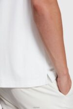 Esprit Dolphin Tennis Club Classic Polo Men White Polos P0D0X893 - Image 3