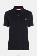 Esprit Dolphin Tennis Club Classic Polo Women Black Polos P0D0X493 - Image 4