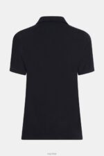Esprit Dolphin Tennis Club Classic Polo Women Black Polos P0D0X493 - Image 5