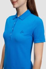 Esprit Dolphin Tennis Club Classic Polo Women Blue Polos P0D0X497 - Image 2