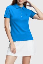 Esprit Dolphin Tennis Club Classic Polo Women Blue Polos P0D0X497