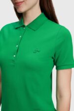 Esprit Dolphin Tennis Club Classic Polo Women Green Polos P0D0X495 - Image 2