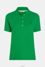 Esprit Dolphin Tennis Club Classic Polo Women Green Polos P0D0X495 - Image 4