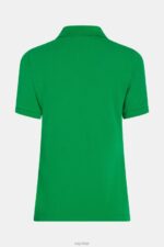 Esprit Dolphin Tennis Club Classic Polo Women Green Polos P0D0X495 - Image 5