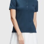 Esprit Dolphin Tennis Club Classic Polo Women Navy Polos P0D0X496