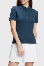 Esprit Dolphin Tennis Club Classic Polo Women Navy Polos P0D0X496
