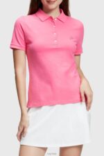 Esprit Dolphin Tennis Club Classic Polo Women Pink Polos P0D0X499