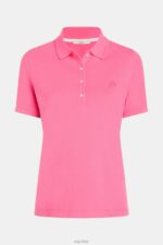Esprit Dolphin Tennis Club Classic Polo Women Pink Polos P0D0X499 - Image 4