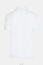 Esprit Dolphin Tennis Club Classic Polo Women White Polos P0D0X494 - Image 5