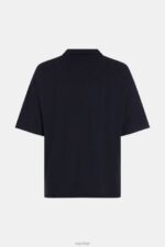 Esprit Dolphin Tennis Club Relaxed Polo Men Black Polos P0D0X876 - Image 5
