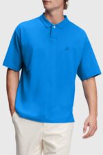 Esprit Dolphin Tennis Club Relaxed Polo Men Blue Polos P0D0X878