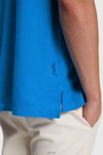 Esprit Dolphin Tennis Club Relaxed Polo Men Blue Polos P0D0X878 - Image 3