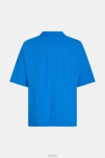 Esprit Dolphin Tennis Club Relaxed Polo Men Blue Polos P0D0X878 - Image 5