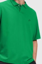 Esprit Dolphin Tennis Club Relaxed Polo Men Green Polos P0D0X875 - Image 2