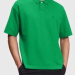 Esprit Dolphin Tennis Club Relaxed Polo Men Green Polos P0D0X875