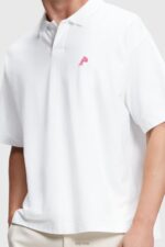Esprit Dolphin Tennis Club Relaxed Polo Men White Polos P0D0X877 - Image 2