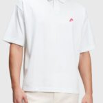 Esprit Dolphin Tennis Club Relaxed Polo Men White Polos P0D0X877