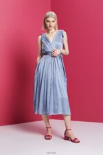 Esprit Dresses Light Woven Women Light Blue Lavender Dresses P0D0X138