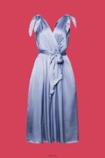 Esprit Dresses Light Woven Women Light Blue Lavender Dresses P0D0X138 - Image 5