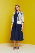 Esprit Dresses light woven Women Navy Dresses P0D0X100 - Image 2