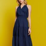 Esprit Dresses light woven Women Navy Dresses P0D0X100