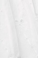Esprit Embroidered dress, 100% cotton Women White Dresses P0D0X186 - Image 4