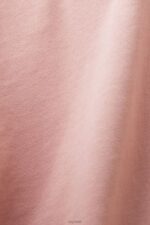 Esprit Embroidered logo hoodie, organic cotton Women Old Pink Sweatshirts & Hoodies P0D0X9 - Image 4