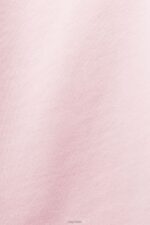 Esprit Embroidered logo hoodie, organic cotton Women Pastel Pink Sweatshirts & Hoodies P0D0X11 - Image 4